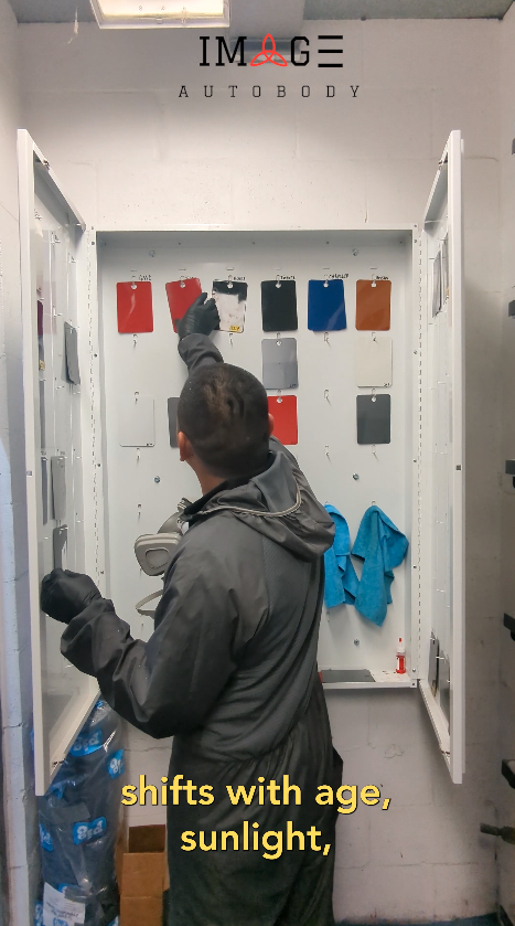 paint matching image auto body